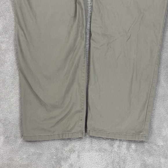 Lee Pants Mens 44x32 Extreme Comfort Gray Chino Office Casual Stretch Straight - Picture 8 of 15